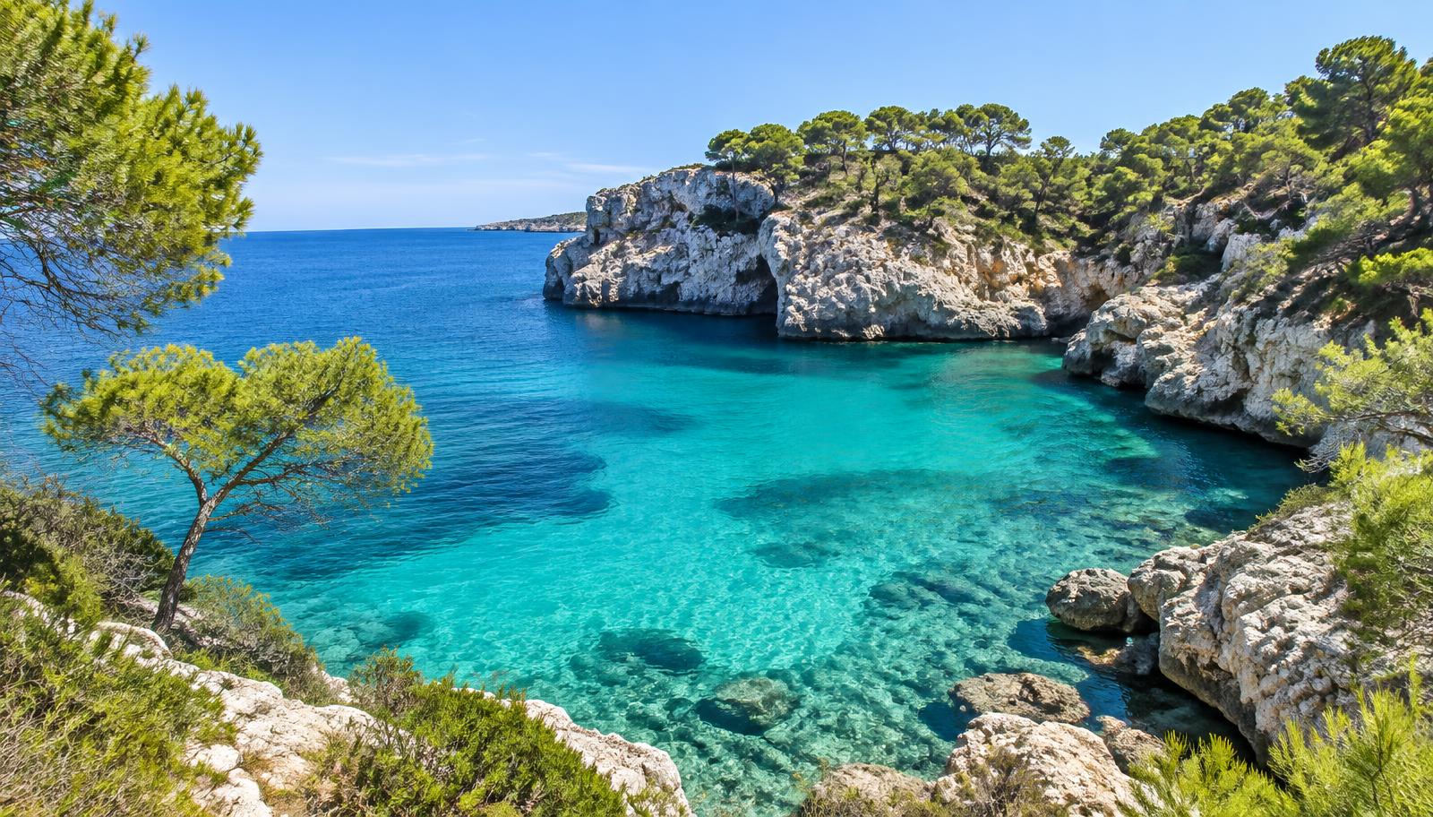 Illustration of Mallorca (AI-generated scenery) — not a Flower Fairy project photo.